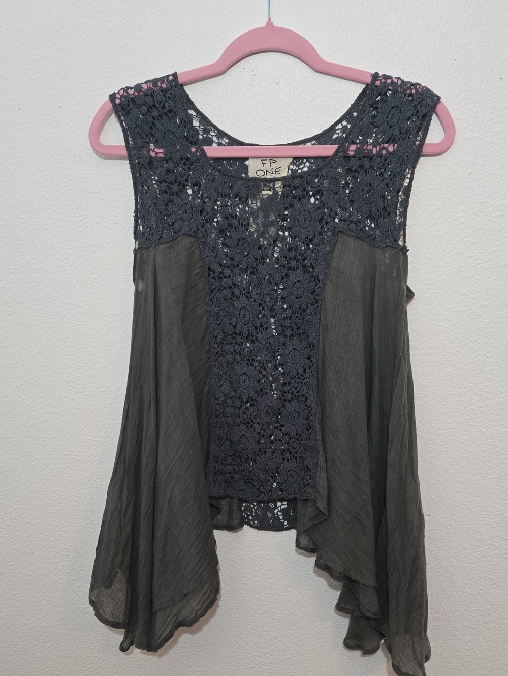 Free People One Boho Tank Blouse XS